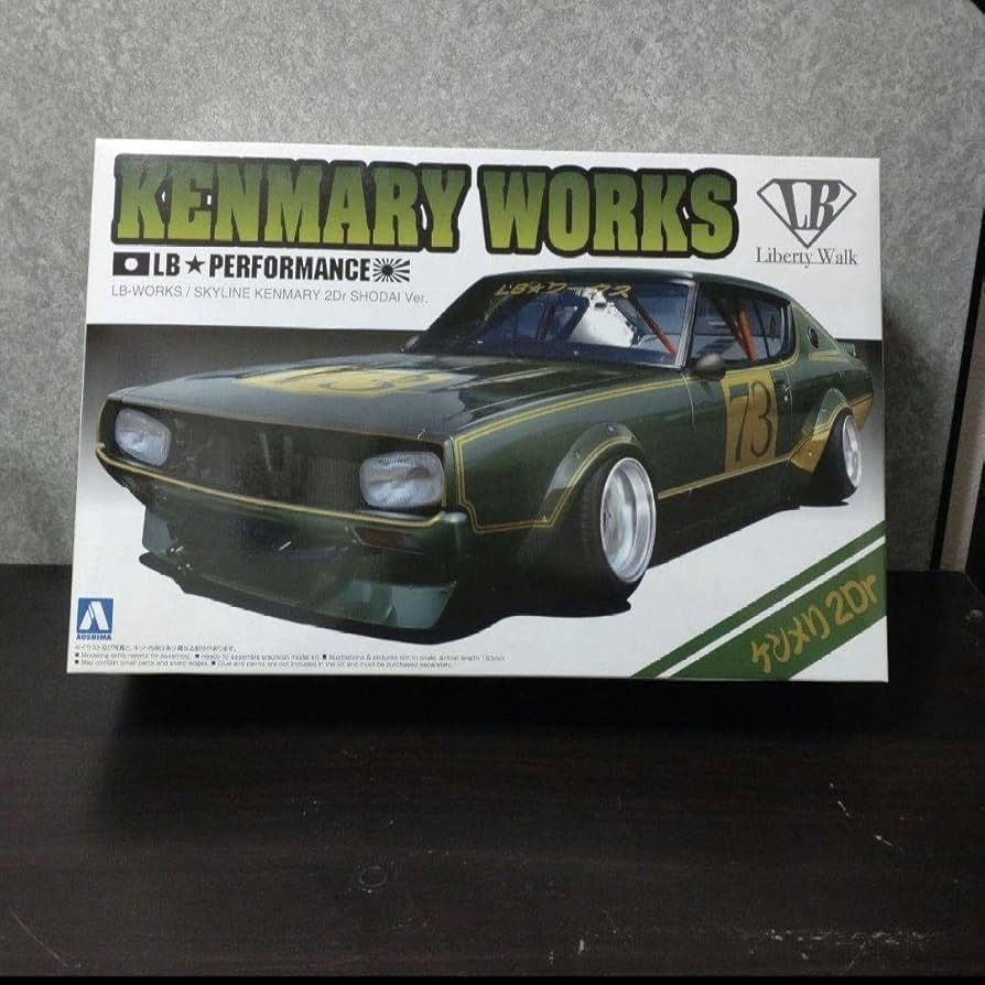 LB-WORKS Kenmary 2ドア リバティーウォーク ケンメリ・ワークス IG0433 1/18 LB-WORKS Kenmary 2Door Blue | LINE UP | ignition